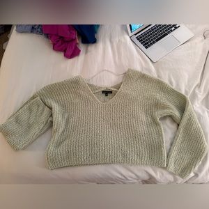 Pacsun Kendall and Kylie light green cropped sweat, size large, so soft